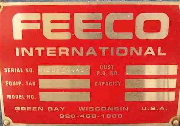 Unused Feeco 6' Dia. X 48' L Rotary Cooler)